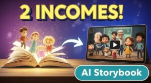 Read more about the article Turn an AI Kids’ Story into 2 Passive Income Streams with Amazon KDP & YouTube